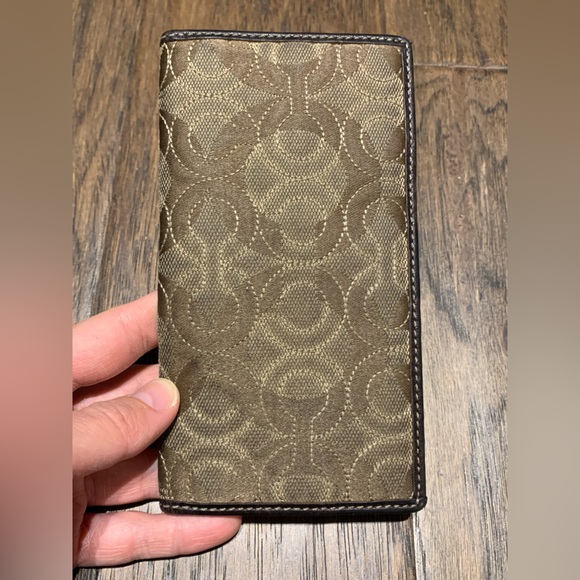 Coach Cheque Book Wallet - Picture 5 of 5